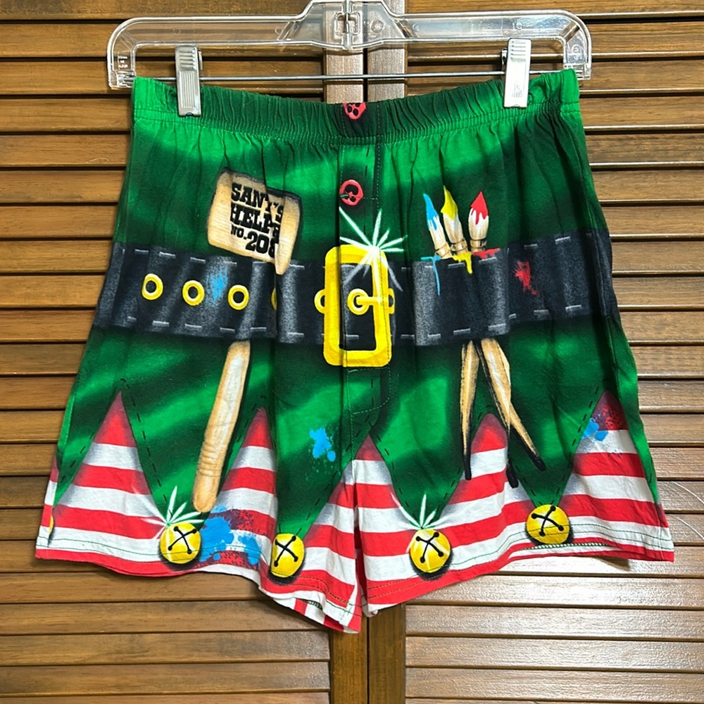 Briefly Stated Men's or Ladies Christmas Boxer Shorts Size S